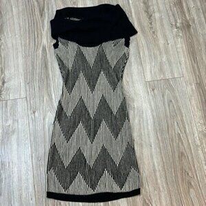 Arden B Golden black Y2K RETRO stretchy dress size Large  turtleneck